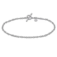 2mm Twist Curb Link Bracelet in Sterling Silver- 7.5 inch
