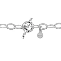 4.5MM Heart Link Bracelet in Sterling Silver