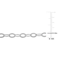 4.5MM Heart Link Bracelet in Sterling Silver