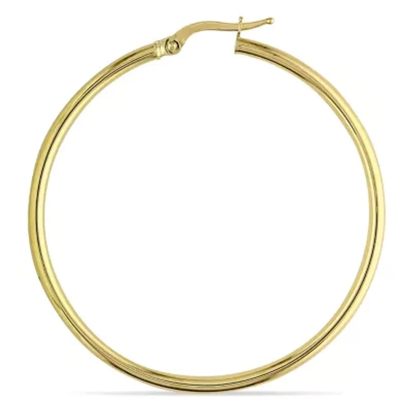 45mm Hoop Earrings in 10K Yellow Gold