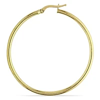 45mm Hoop Earrings in 10K Yellow Gold