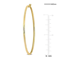 64.5mm Hoop Earrings in 10K Yellow Gold