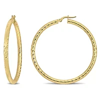 46.8mm Hoop Earrings in 14K Yellow Gold