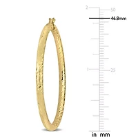 46.8mm Hoop Earrings in 14K Yellow Gold
