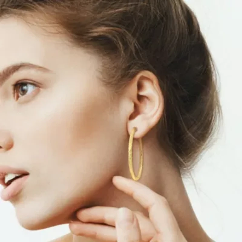 46.8mm Hoop Earrings in 14K Yellow Gold