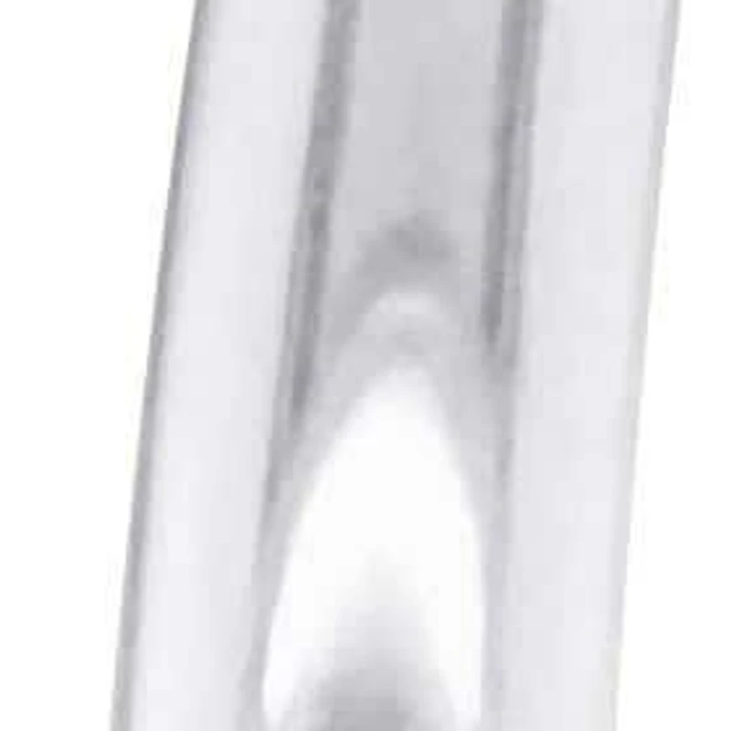 25mm Polished Hoop Earrings in 10K White Gold