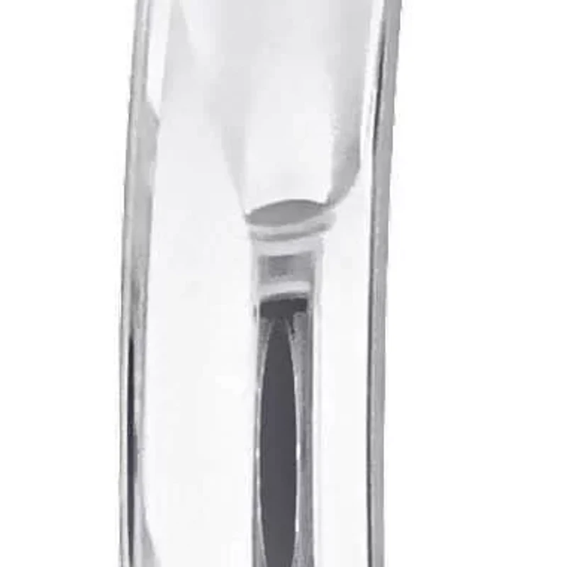 35.5mm Flat Edge Hoop Earrings in 14K White Gold