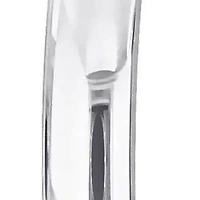 35.5mm Flat Edge Hoop Earrings in 14K White Gold