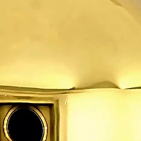 20mm Round Design Earrings in 14K Yellow Gold