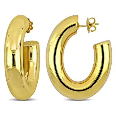 39mm Hoop Earrings in 14K Yellow Gold