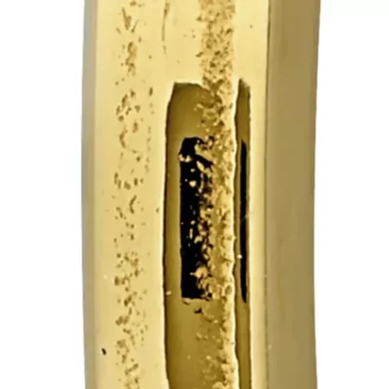 14.8mm Square Tube Hoop Earrings in 14K Yellow Gold