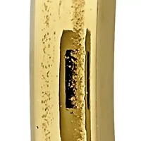 14.8mm Square Tube Hoop Earrings in 14K Yellow Gold