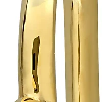 Open Heart Hoop Earrings in 14K Yellow Gold