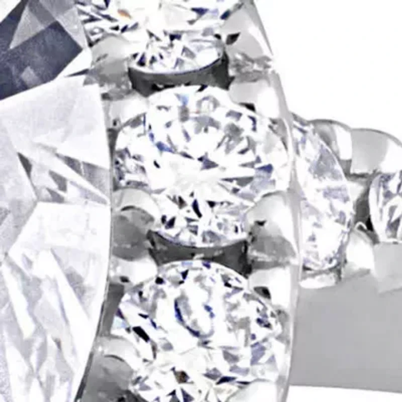 Lab Grown Diamond Engagement Ring set 14k White Gold