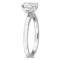 Lab Grown Diamond Ring 10k White Gold