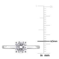 Lab Grown Diamond Ring 10k White Gold