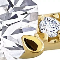 Lab Grown Diamond Ring 14k Yellow Gold