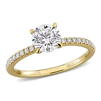 Lab Grown Diamond Ring 14k Yellow Gold