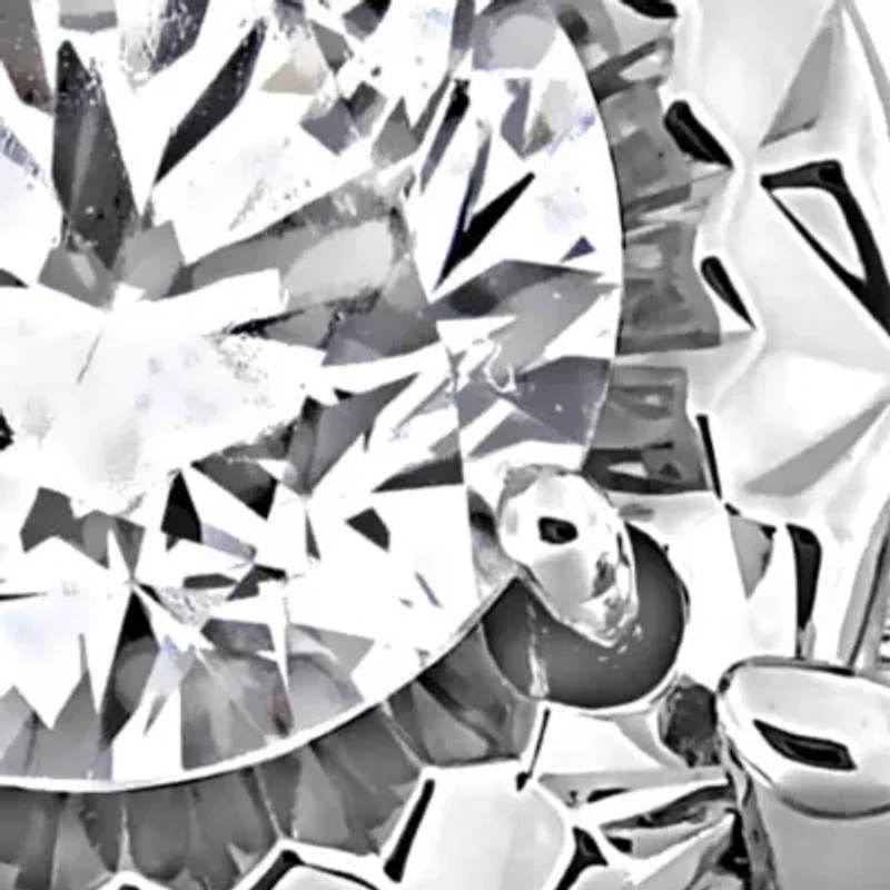 Lab Grown Diamond Ring 18k White Gold