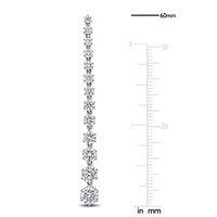 Lab Grown Diamond Earrings in 14k White Gold