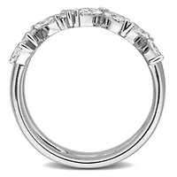 Lab Grown Diamonds Ring 14k White Gold