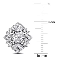 Lab Grown Diamonds Earrings in 14k White Gold