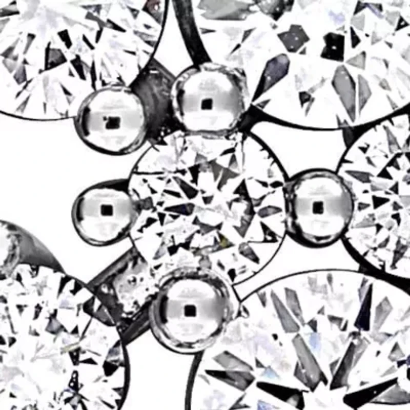 Lab Grown Diamond Necklace in 14k White Gold- 17 in