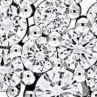 Lab Grown Diamond Necklace in 14k White Gold- 17 in