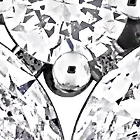 Lab Grown Diamonds Earrings in 14k White Gold