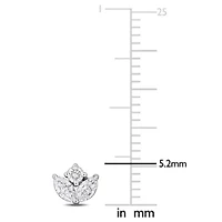 Lab Grown Diamonds Earrings in 14k White Gold