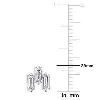 Lab Grown Diamond Earrings in 14k White Gold