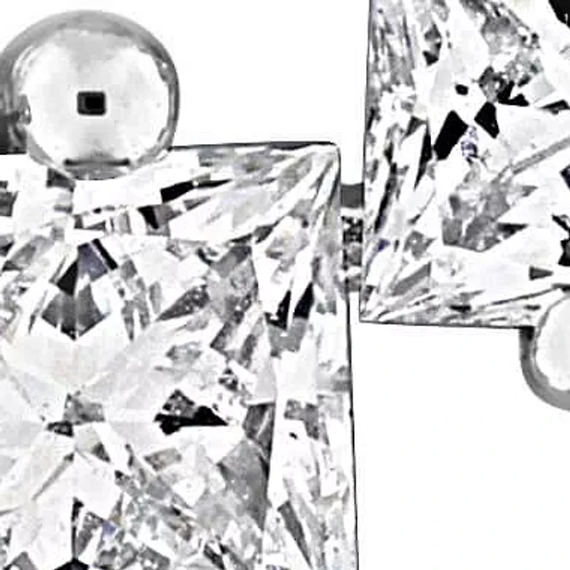 Lab Grown Diamonds Earrings in 14k White Gold