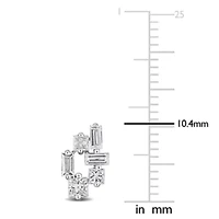 Lab Grown Diamonds Earrings in 14k White Gold