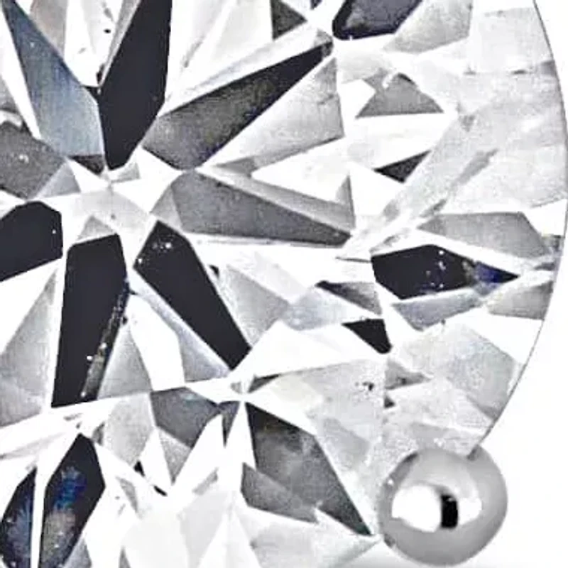 Lab Grown Diamond Earrings in 14k White Gold