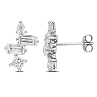 Lab Grown Diamonds Earrings in 14k White Gold