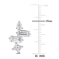 Lab Grown Diamonds Earrings in 14k White Gold