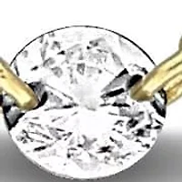 Lab Grown Diamond Necklace in 14k Yellow Gold- 17 in