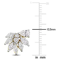 Lab Grown Diamonds Earrings in 14k Yellow Gold