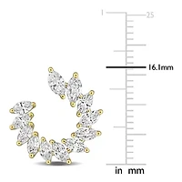 Lab Grown Diamond Earrings in 14k Yellow Gold