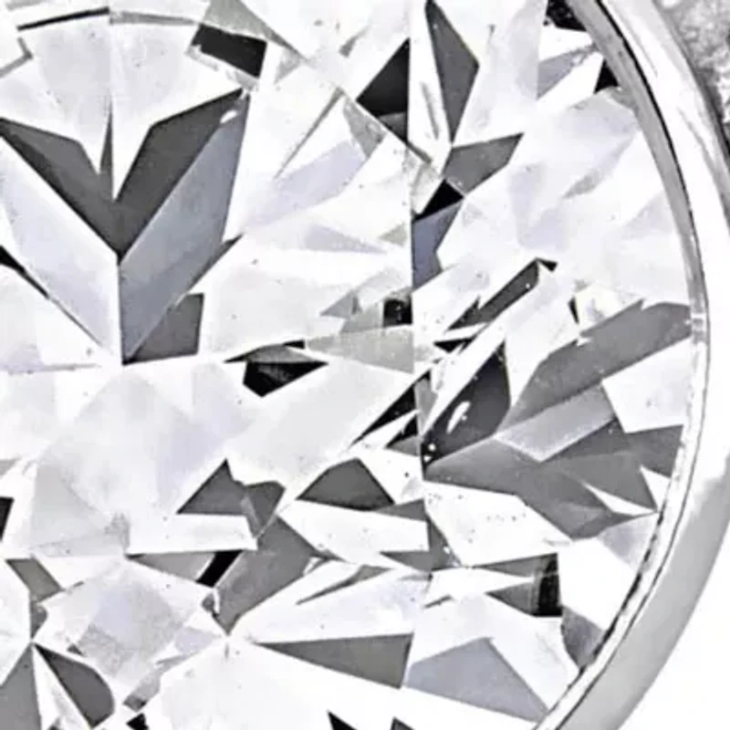 Lab Grown Diamond Necklace in 14k White Gold- 17 in