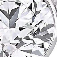 Lab Grown Diamond Necklace in 14k White Gold- 17 in