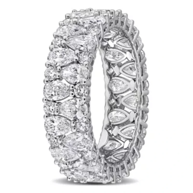 Lab Grown Diamonds Ring 14k White Gold