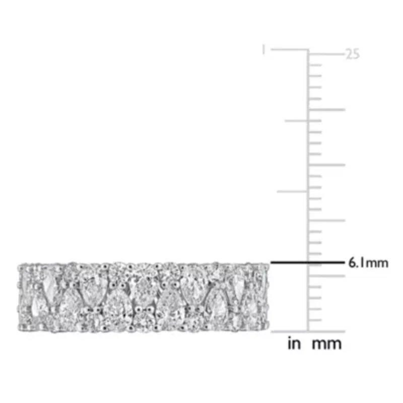 Lab Grown Diamonds Ring 14k White Gold