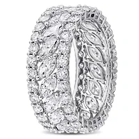 Lab Grown Diamonds Ring 14k White Gold