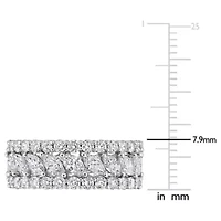 Lab Grown Diamonds Ring 14k White Gold