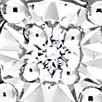 Lab Grown Diamond Necklace in Sterling Silver- in