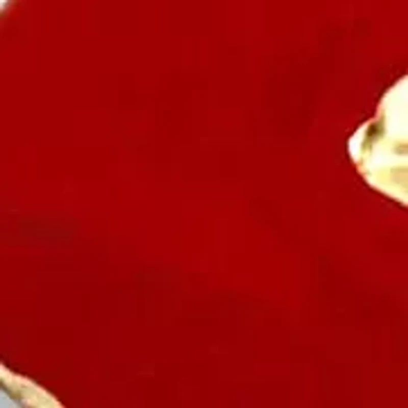 Kid's Pink & Red Enamel Heart Charm Bracelet in 14K Yellow Gold- 6.5 + 0.5" Ext.