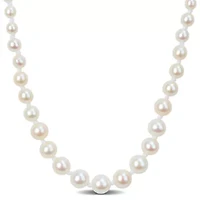 2.5-6.5mm Freshwater Cultured Pearl Necklace in 10K Yellow Gold - 17 in