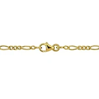 Kid's 2mm Figaro Link Bracelet in 14K Yellow Gold - 5.5 In