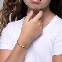 Kid's 2mm Figaro Link Bracelet in 14K Yellow Gold - 5.5 In